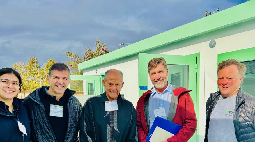 BOSS team at Ribbon cutting for Cherry Avenue in San Jose.